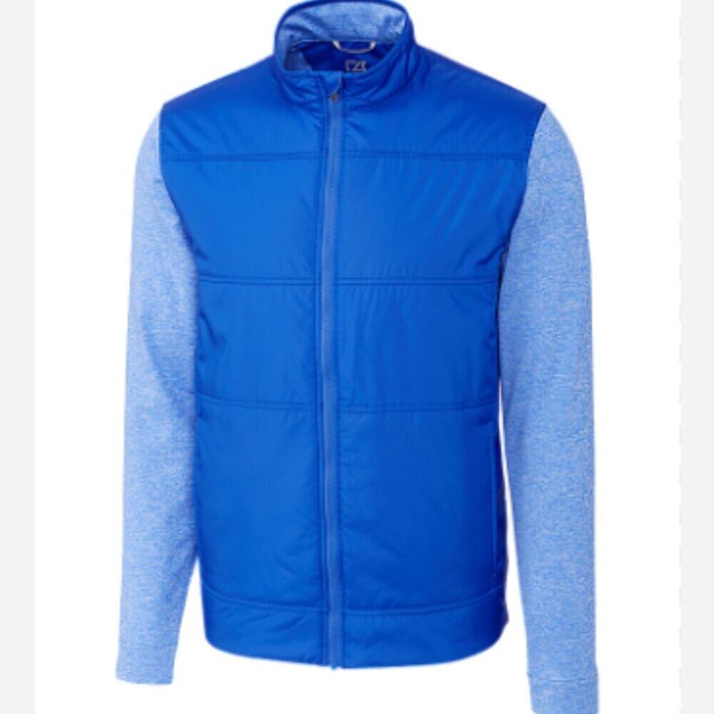 NWT Cutter & Buck Men's Stealth Full Zip Lightweight Jacket Size S